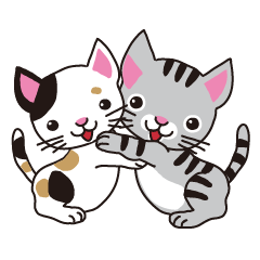 [LINEスタンプ] キュート キャットの画像（メイン）