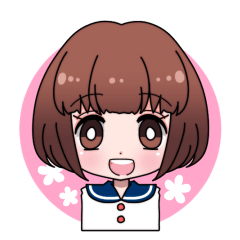 [LINEスタンプ] おかっぱちゃん
