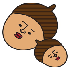 [LINEスタンプ] ドンぐり子キャラクターズの画像（メイン）