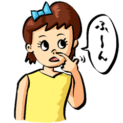 [LINEスタンプ] おてんばガール！ニカちゃんの画像（メイン）