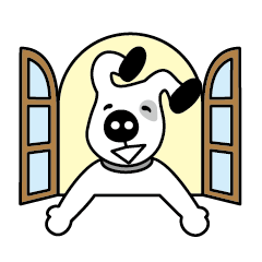 [LINEスタンプ] しろの日常