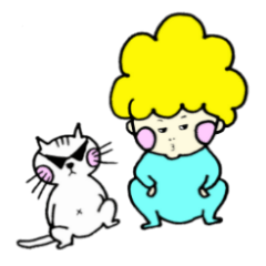 [LINEスタンプ] babyもこさんと仲間たちの画像（メイン）