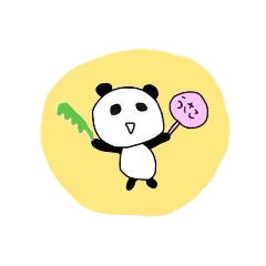 [LINEスタンプ] 熱血ファンパンダの画像（メイン）