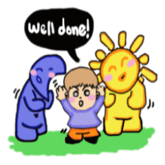 [LINEスタンプ] Chikyū Friends