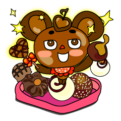 [LINEスタンプ] バブチョコラ★ココアキ