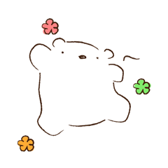 [LINEスタンプ] しろくまお