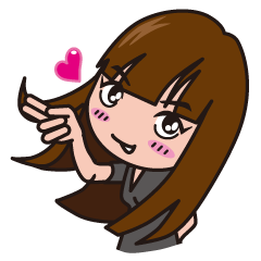 [LINEスタンプ] Stamp Friends Nina♥part1の画像（メイン）