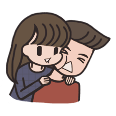 [LINEスタンプ] HIM ＆ HER