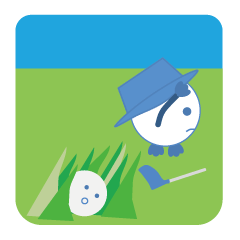 [LINEスタンプ] マーブル in GOLF