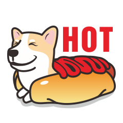 [LINEスタンプ] Welsh Corgiの画像（メイン）