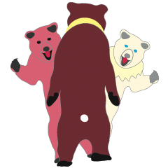 [LINEスタンプ] クマの世界の画像（メイン）