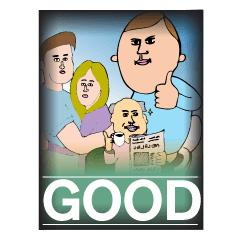 [LINEスタンプ] GOOD〜40の法則〜の画像（メイン）