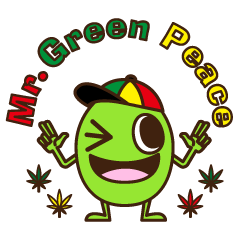 [LINEスタンプ] Mr.Green Peace