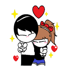 [LINEスタンプ] DKW＆DKWIFE