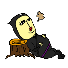 [LINEスタンプ] 忍者のマイケル