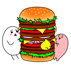 [LINEスタンプ] 秘密のキッチン大暴走！～軽食編～の画像（メイン）