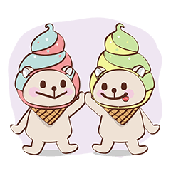 [LINEスタンプ] Sweet Bearの画像（メイン）