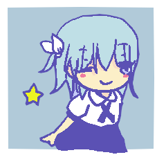 [LINEスタンプ] 青ちゃん