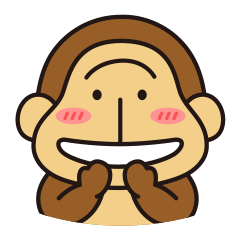 [LINEスタンプ] もんすけ（HBC北海道放送）