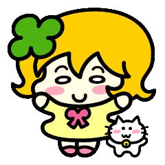 [LINEスタンプ] クローバーちゃん