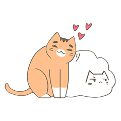 [LINEスタンプ] I like you Mr. Cat