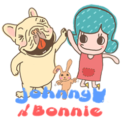 [LINEスタンプ] Johnny＆Bonnie(Part2)の画像（メイン）