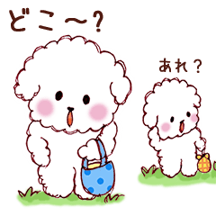 [LINEスタンプ] ビションフリーゼの画像（メイン）