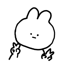 [LINEスタンプ] HAPINESUうさぎ