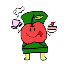 [LINEスタンプ] あっぷるもんすたー