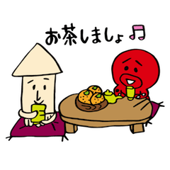 [LINEスタンプ] イカさんタコさんの画像（メイン）