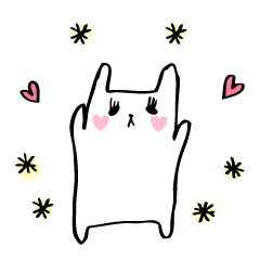 [LINEスタンプ] ウシャマロちゃんの画像（メイン）