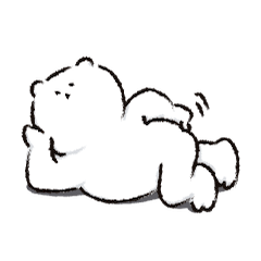 [LINEスタンプ] クマっぽい君