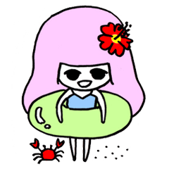 [LINEスタンプ] ももこちゃんの画像（メイン）