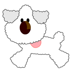 [LINEスタンプ] トイプードルのチップ