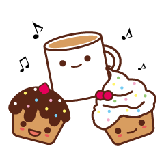 [LINEスタンプ] カップケーキカフェ☆の画像（メイン）
