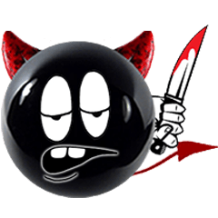 [LINEスタンプ] 悪魔のボール THE DEVILISH BALL