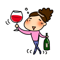 [LINEスタンプ] 酔いどれミナオちゃんの画像（メイン）