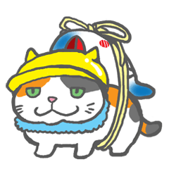 [LINEスタンプ] お弁当ねこ（まぐろ）みけの画像（メイン）