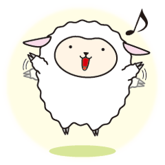 [LINEスタンプ] ひつじのメーくんの画像（メイン）