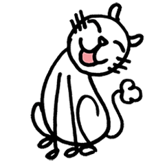 [LINEスタンプ] Easy cat