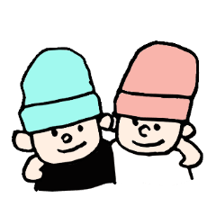 [LINEスタンプ] we love knit-capの画像（メイン）