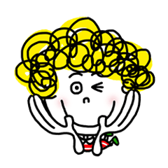 [LINEスタンプ] *くるりちゃん*