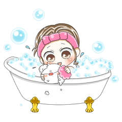 [LINEスタンプ] 女の子とたまにトリ