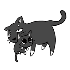 [LINEスタンプ] ねこネコまみれの画像（メイン）