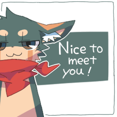 [LINEスタンプ] はじめまして いずなですの画像（メイン）