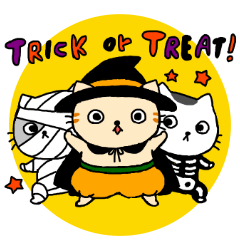 [LINEスタンプ] Let's Halloween party！の画像（メイン）