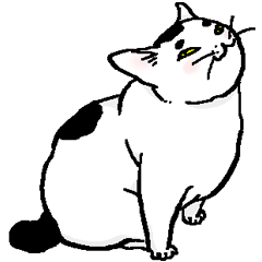 [LINEスタンプ] ぶさねこの生返事