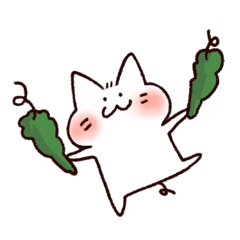 [LINEスタンプ] ゴーヤー猫の画像（メイン）