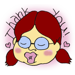 [LINEスタンプ] Thank you Kiss Uの画像（メイン）