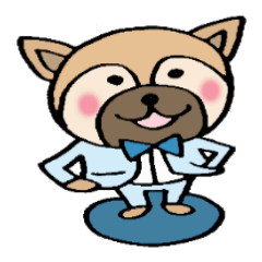 [LINEスタンプ] Brooklyn dog